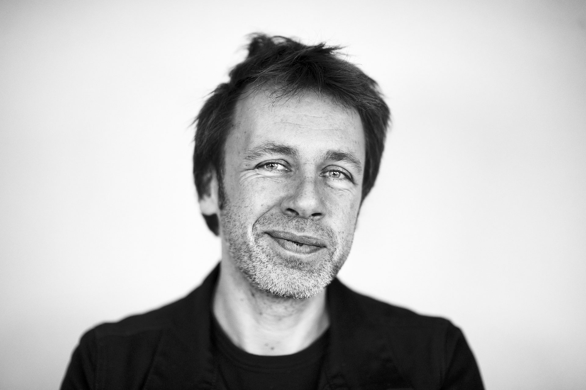 zwart wit portretfoto van Ingmar Heytze