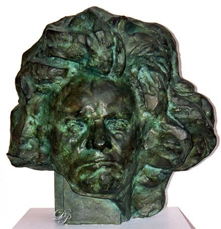 Ludwig van Beethoven aux grandes cheveux